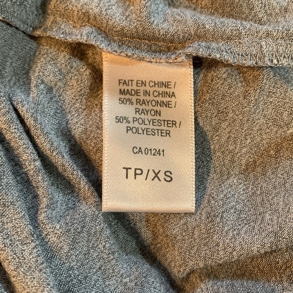 Simons TWIK Grey Anchor Racerback Tank Women’s Size XS - Picture 6 of 6